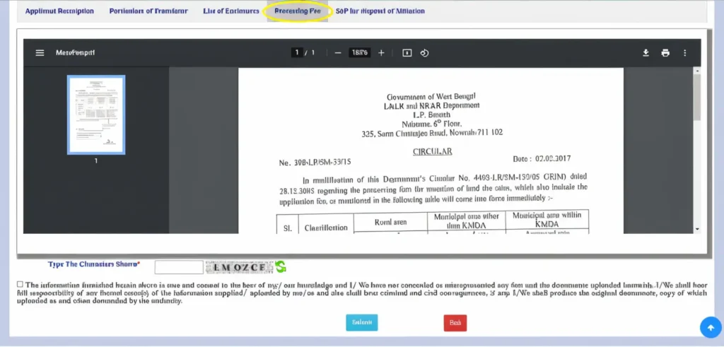 Guide to Banglarbhumi Mutation Process and Tracking Status.