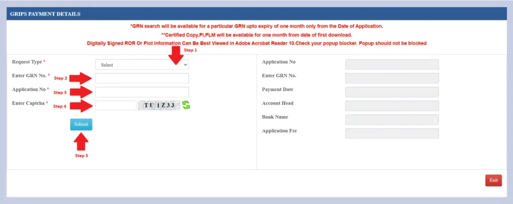 How to Access GRN Search