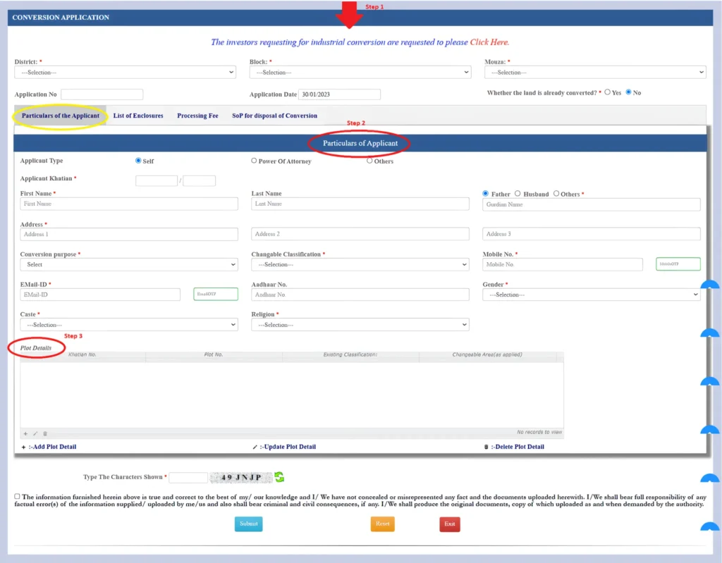 Land Conversion Application and Status Tracking Guide 2025