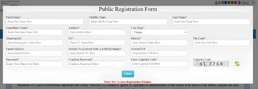 How to Register for Banglarbhumi