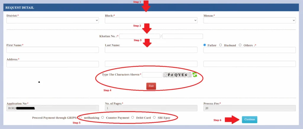 Certified Copies and RoR Khatian & Plot Map Requests Online