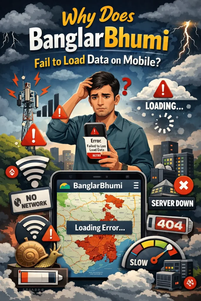 Why Does BanglarBhumi Fail to Load Data on Mobile?