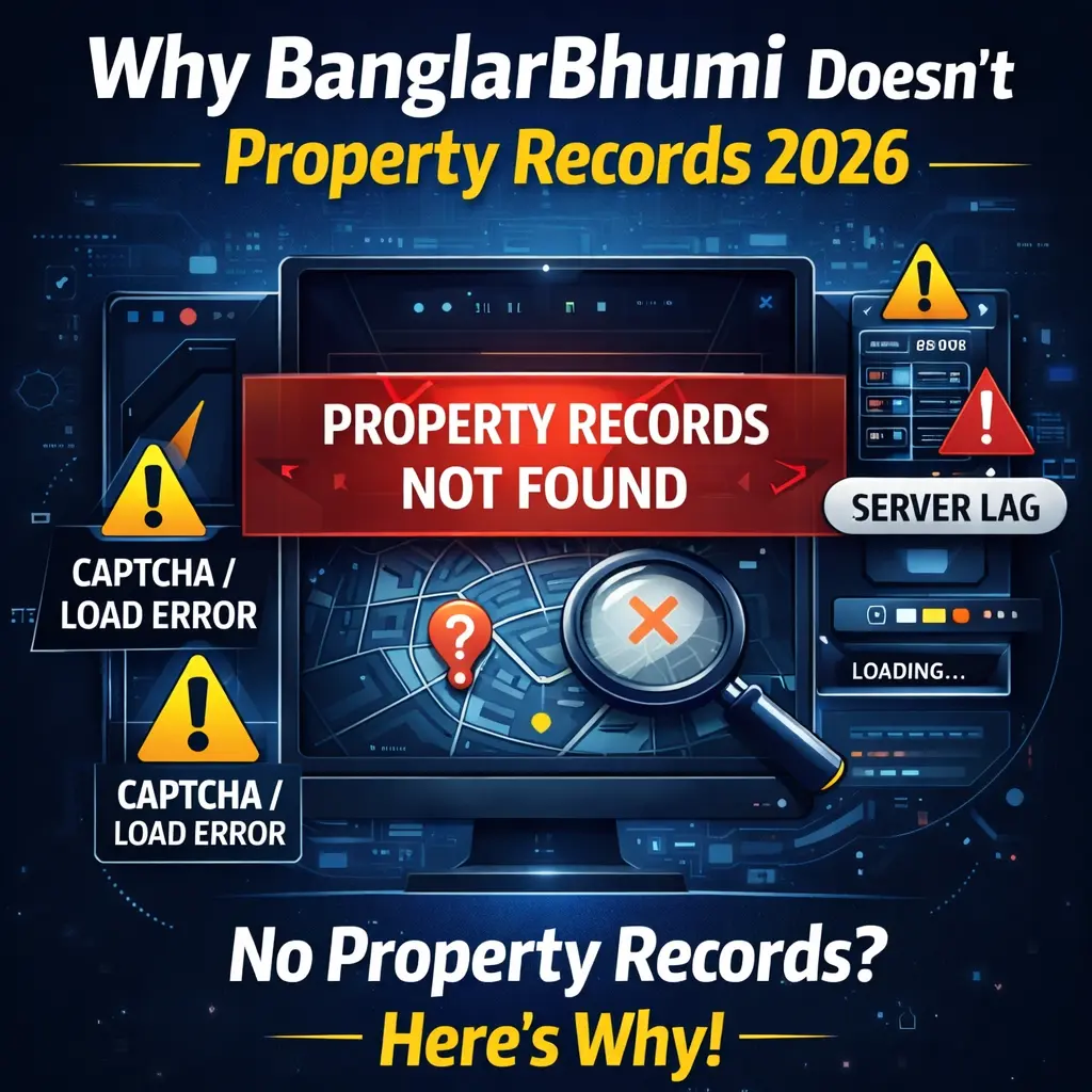 Why BanglarBhumi Doesn’t Show Property Records 2026