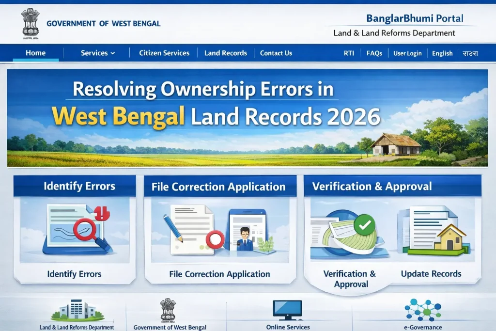 Resolving Ownership Errors in West Bengal Land Records 2026