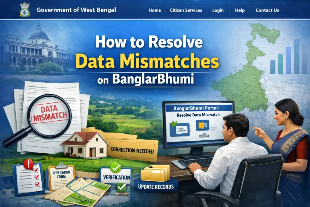 How to Resolve Data Mismatches on BanglarBhumi