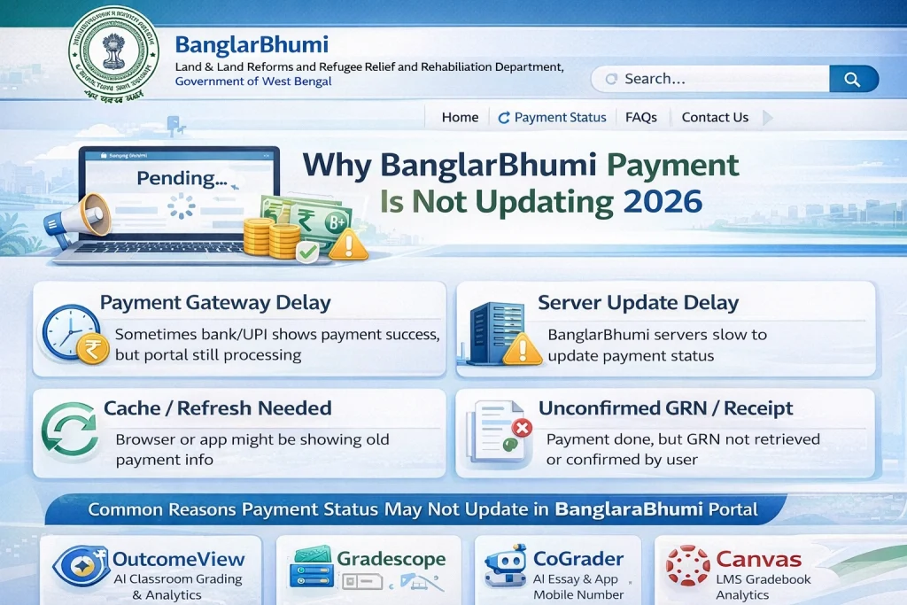 Why BanglarBhumi Payment Is Not Updating 2026