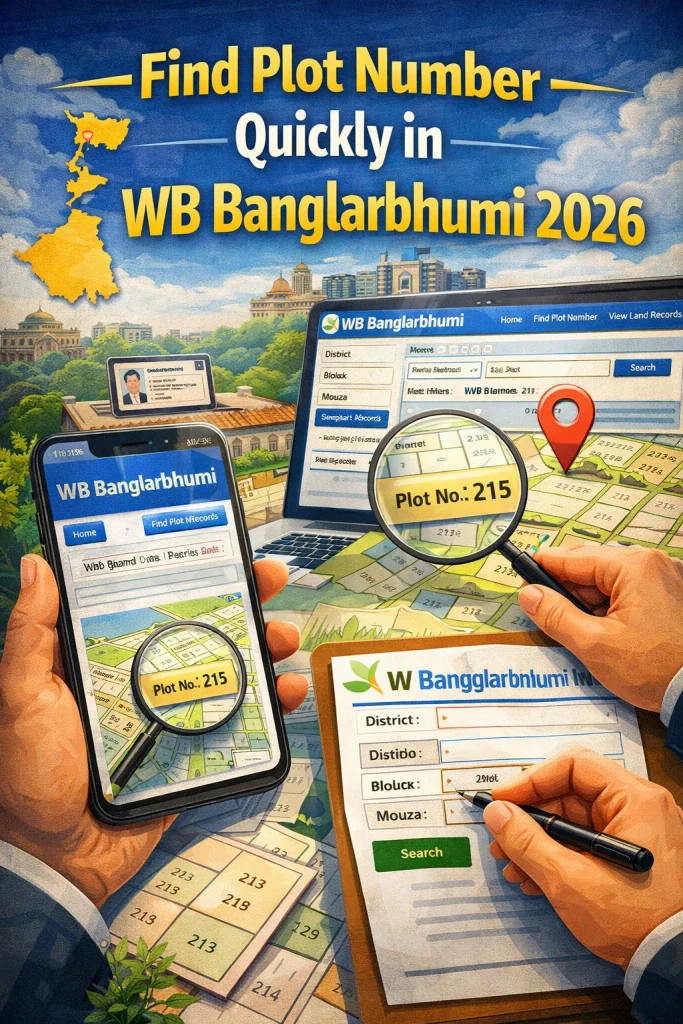 Find Plot Number Quickly in WB Banglarbhumi 2026