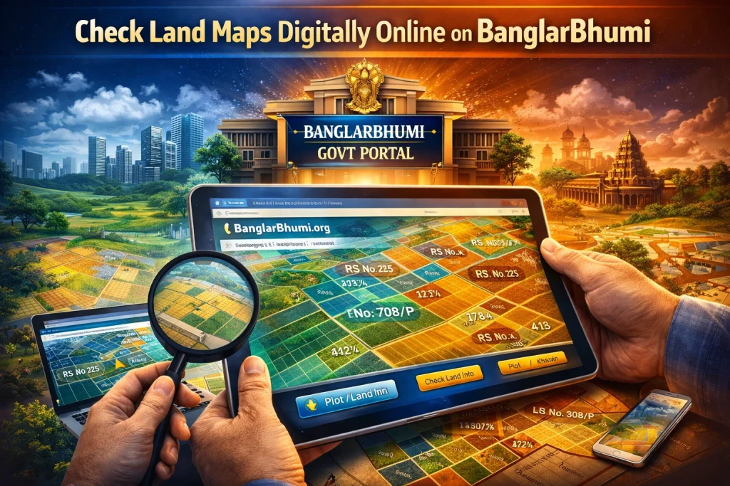 Check Land Maps Digitally Online on BanglarBhumi 2026
