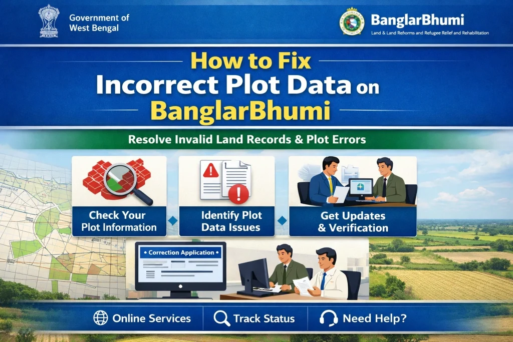 How to Fix Incorrect Plot Data on BanglarBhumi