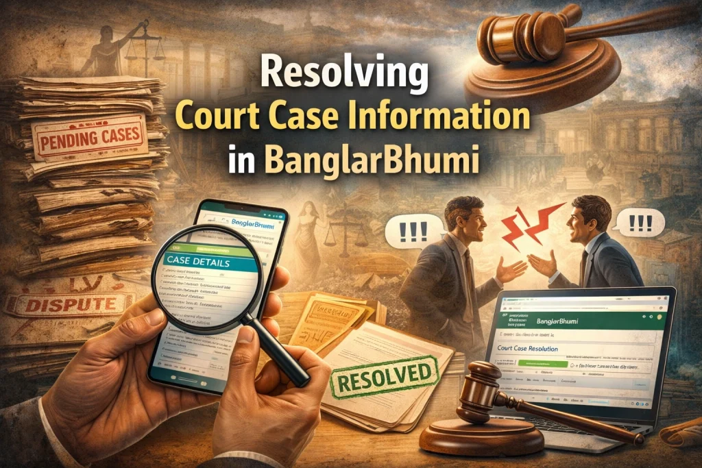 Resolving Court Case Information in BanglarBhumi