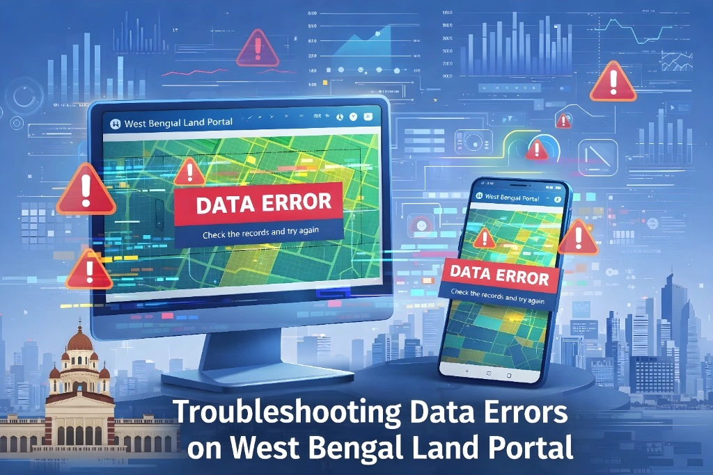 Troubleshooting Data Errors on West Bengal Land Portal