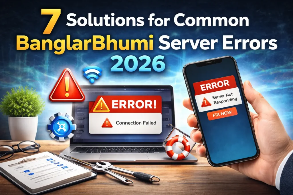 7 Solutions for Common BanglarBhumi Server Errors 2026