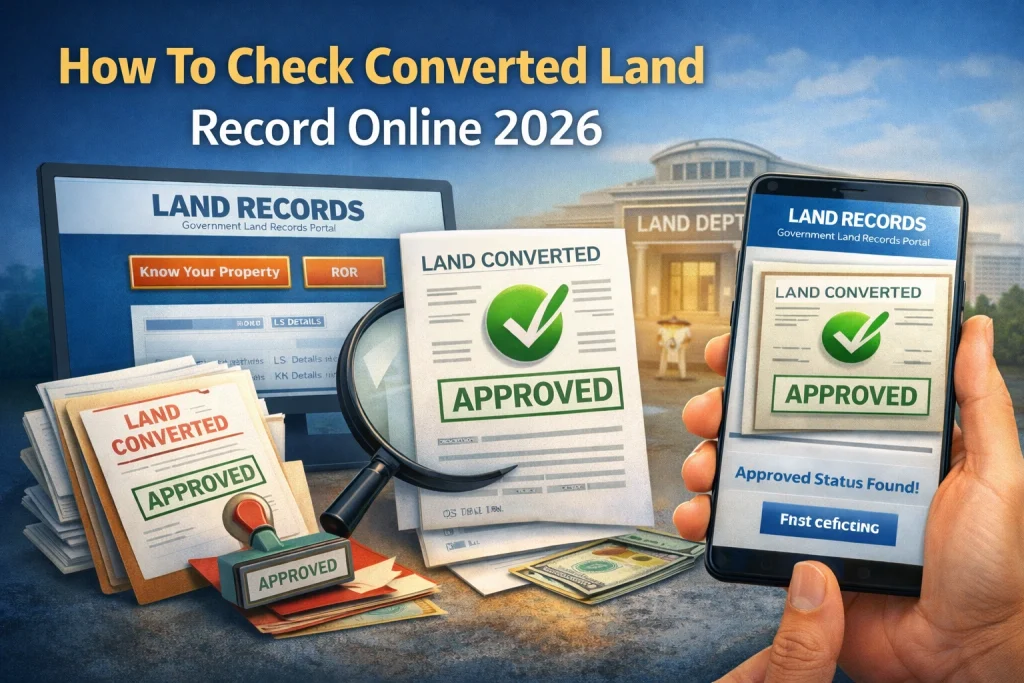 How To Check Converted Land Record Online 2026