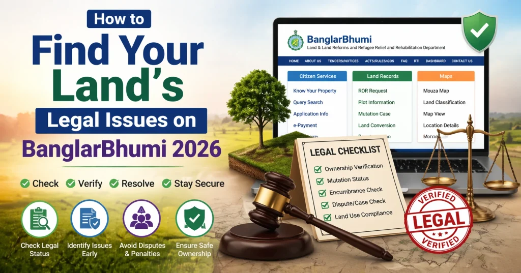 How to Find Your Land’s Legal Issues on BanglarBhumi 2026