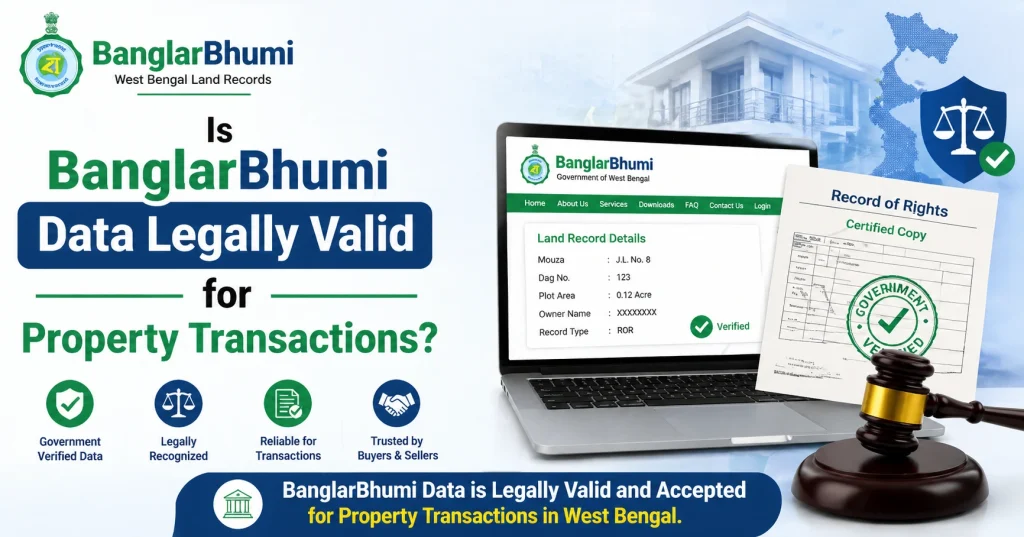 Is BanglarBhumi Data Legally Valid for Property Transactions?