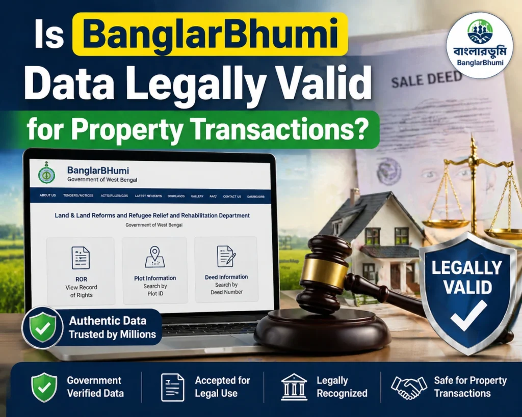 Is BanglarBhumi Data Legally Valid for Property Transactions?