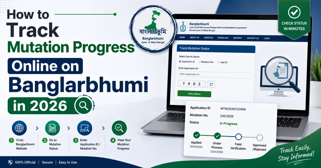 How to Track Mutation Progress Online on Banglarbhumi in 2026
