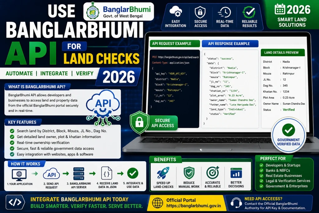 Use BanglarBhumi API for Land Checks 2026