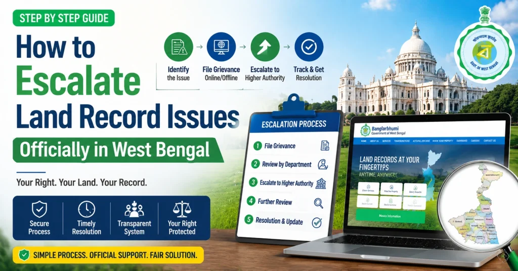 How to Escalate Land Record Issues Officially in West Bengal