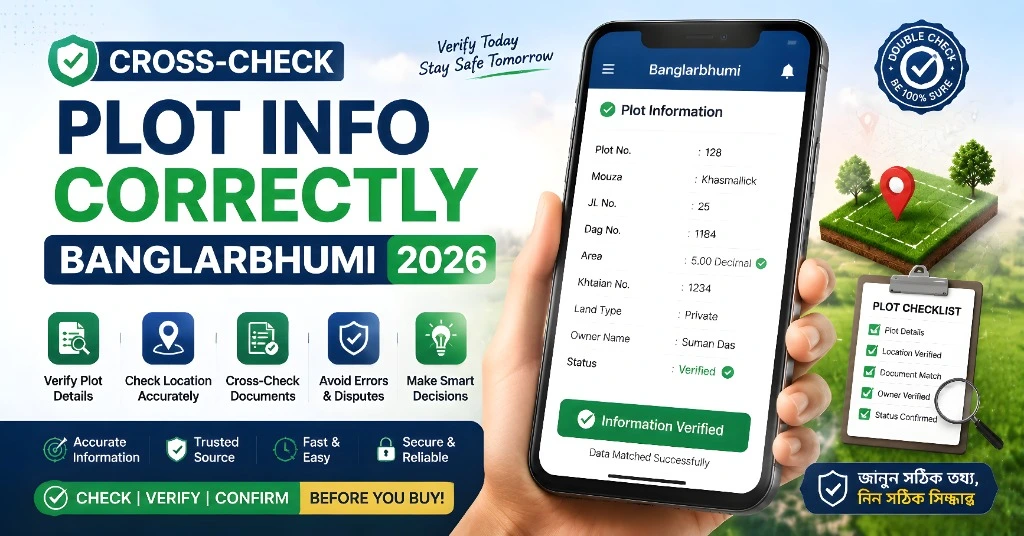 Cross‑Check Plot Info Correctly Banglarbhumi 2026