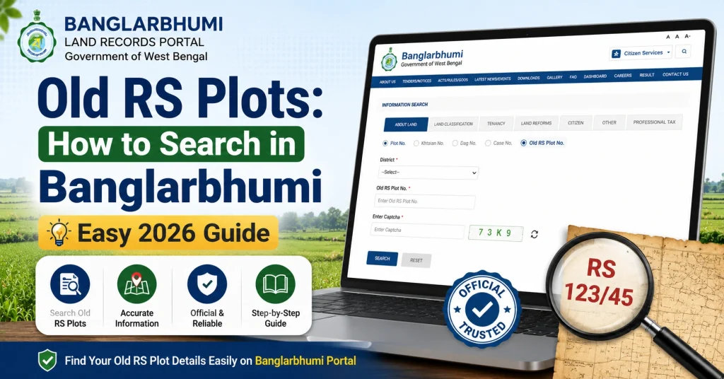 Old RS Plots: How to Search in Banglarbhumi (Easy 2026 Guide)