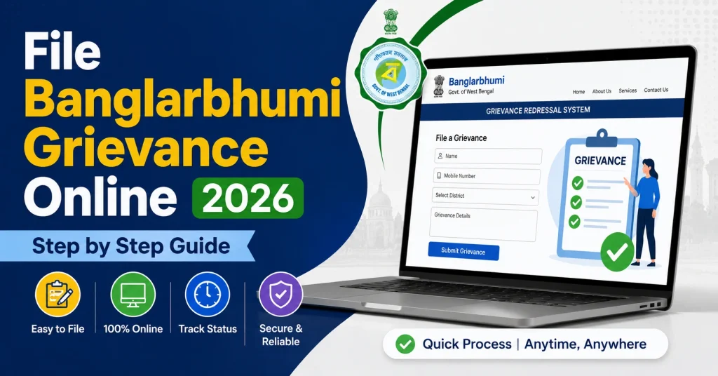 File Banglarbhumi Grievance Online 2026 – Step by Step Guide